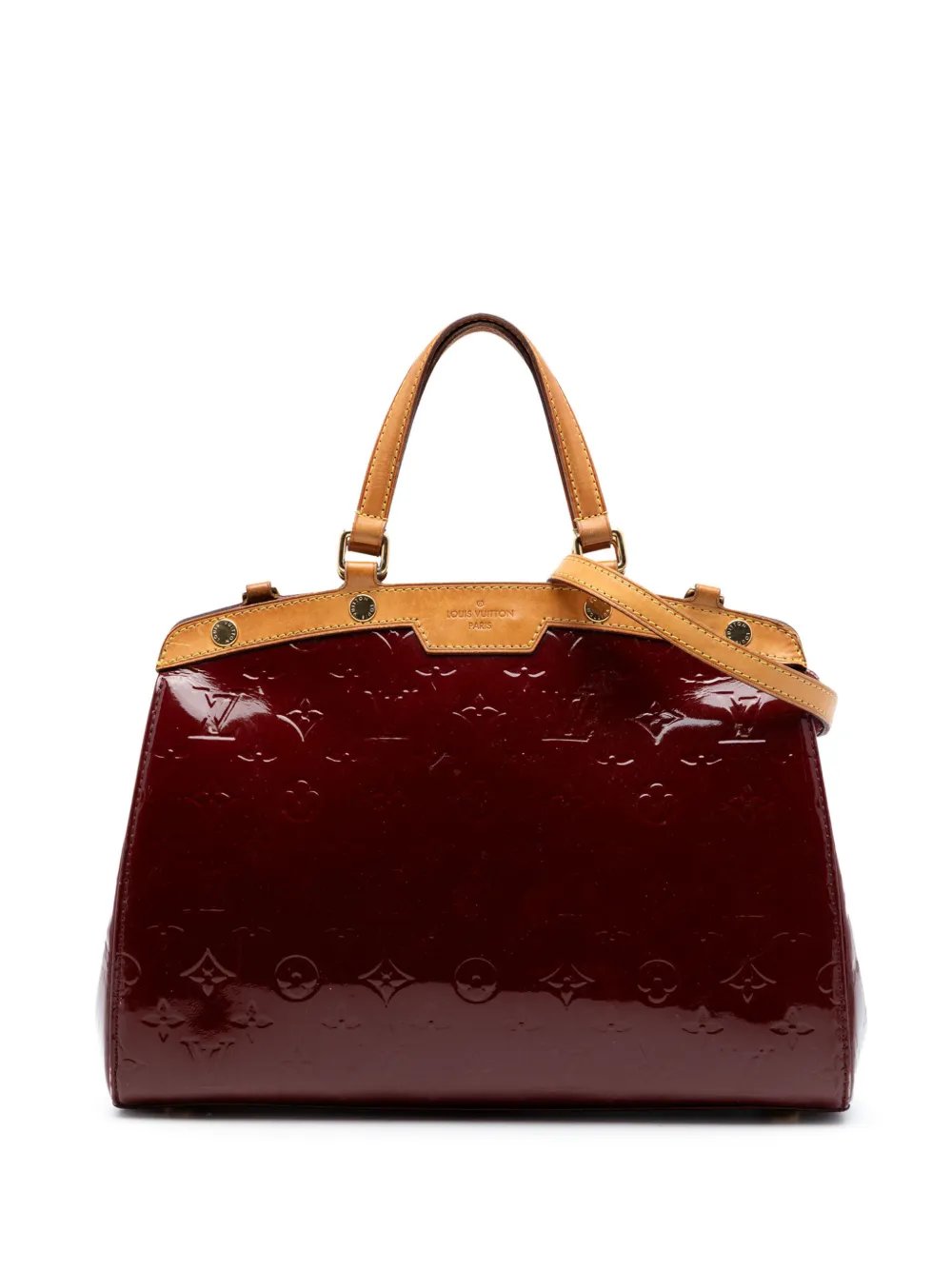 2014 Monogram Vernis Brea MM satchel