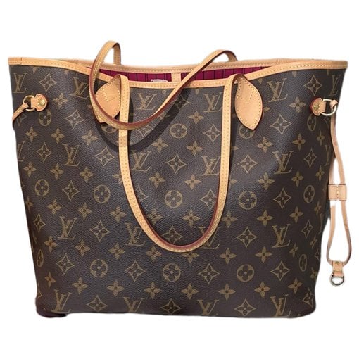 Neverfull leather clutch bag
