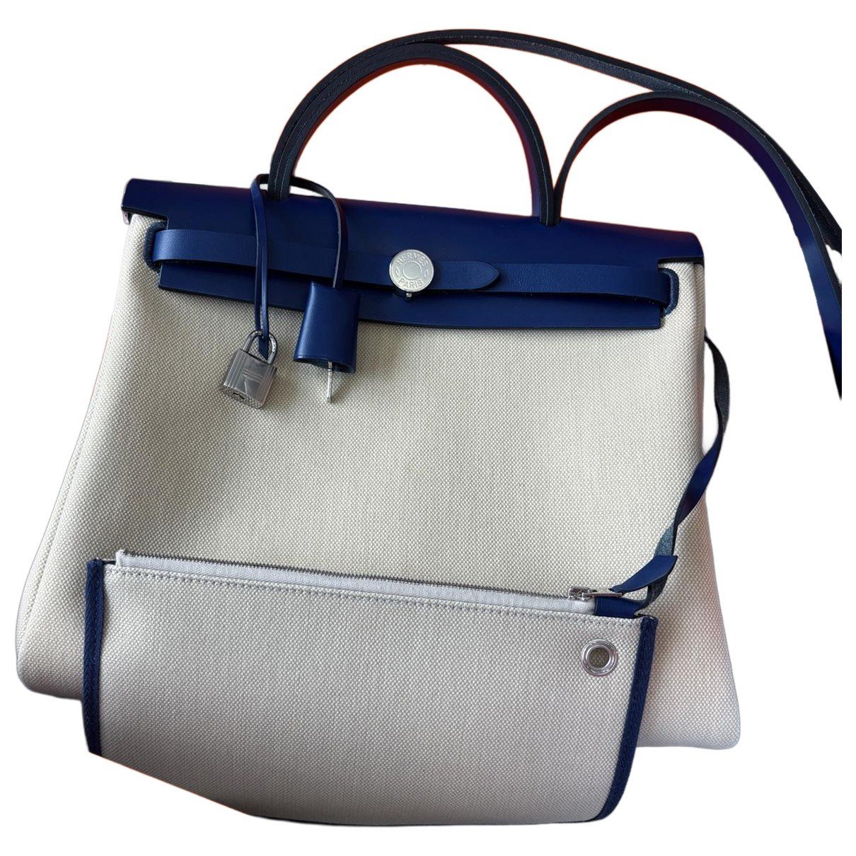 Hermes Herbag Handbag White 2021