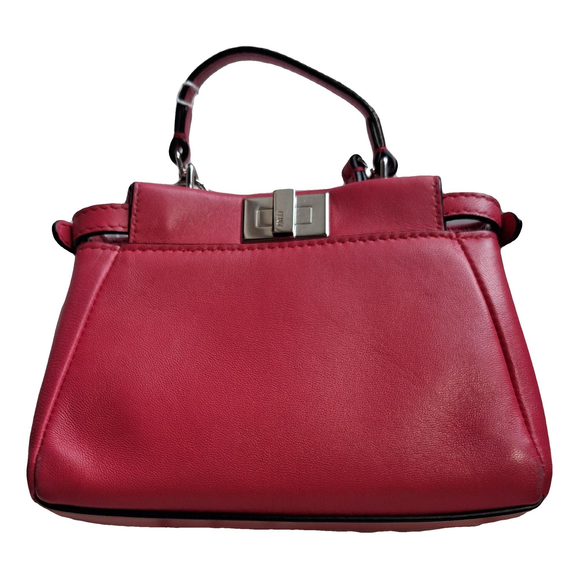Peekaboo mini pocket leather crossbody bag