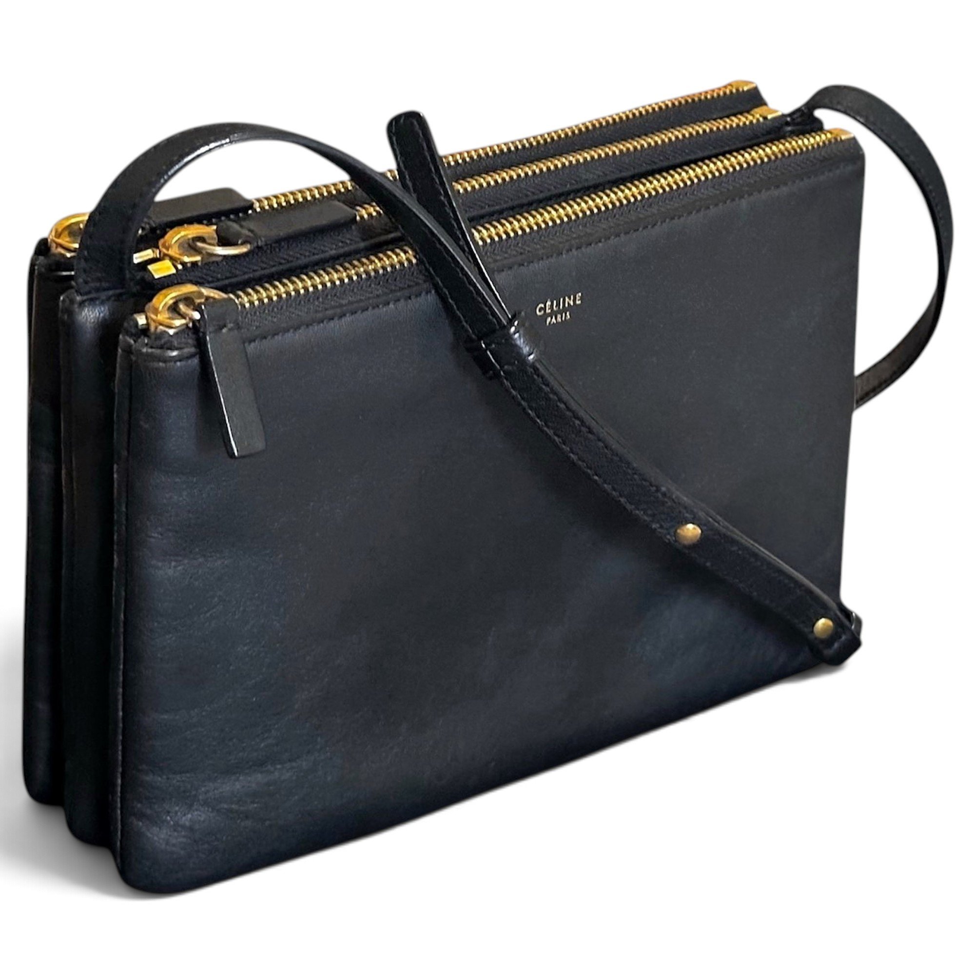 Trio leather handbag