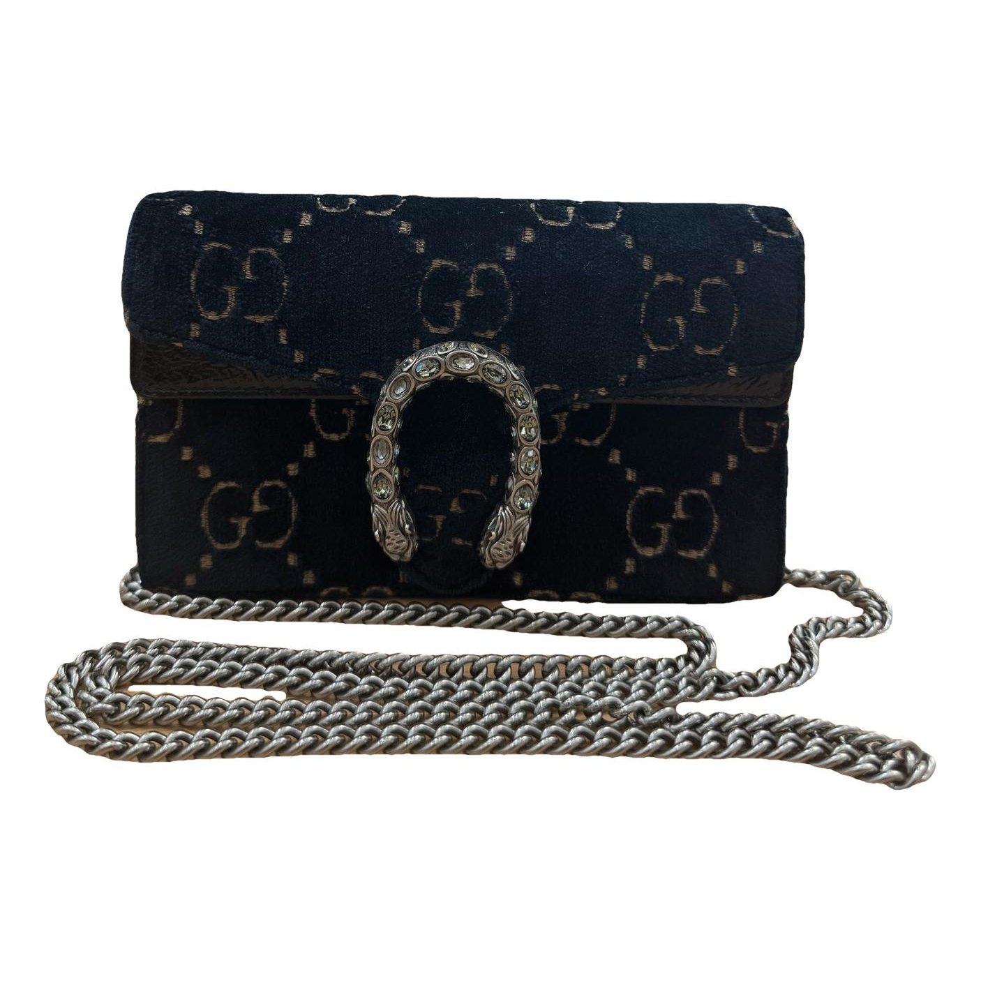 Dionysus Super Mini velvet handbag