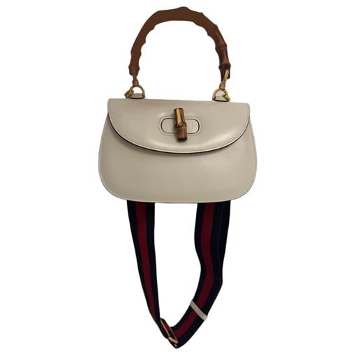 Gucci Bamboo Top Handle leather handbag
