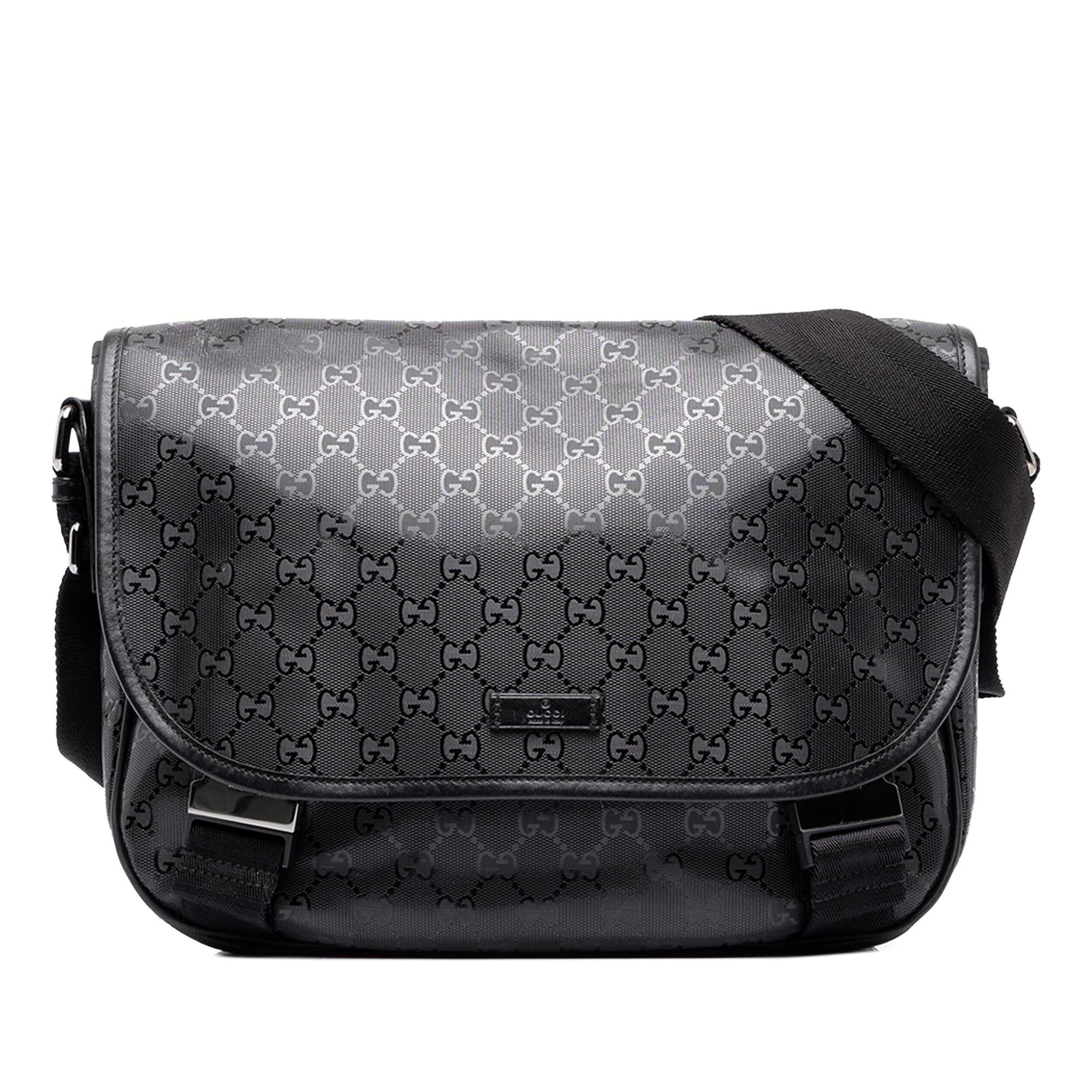Gucci B leather crossbody bag