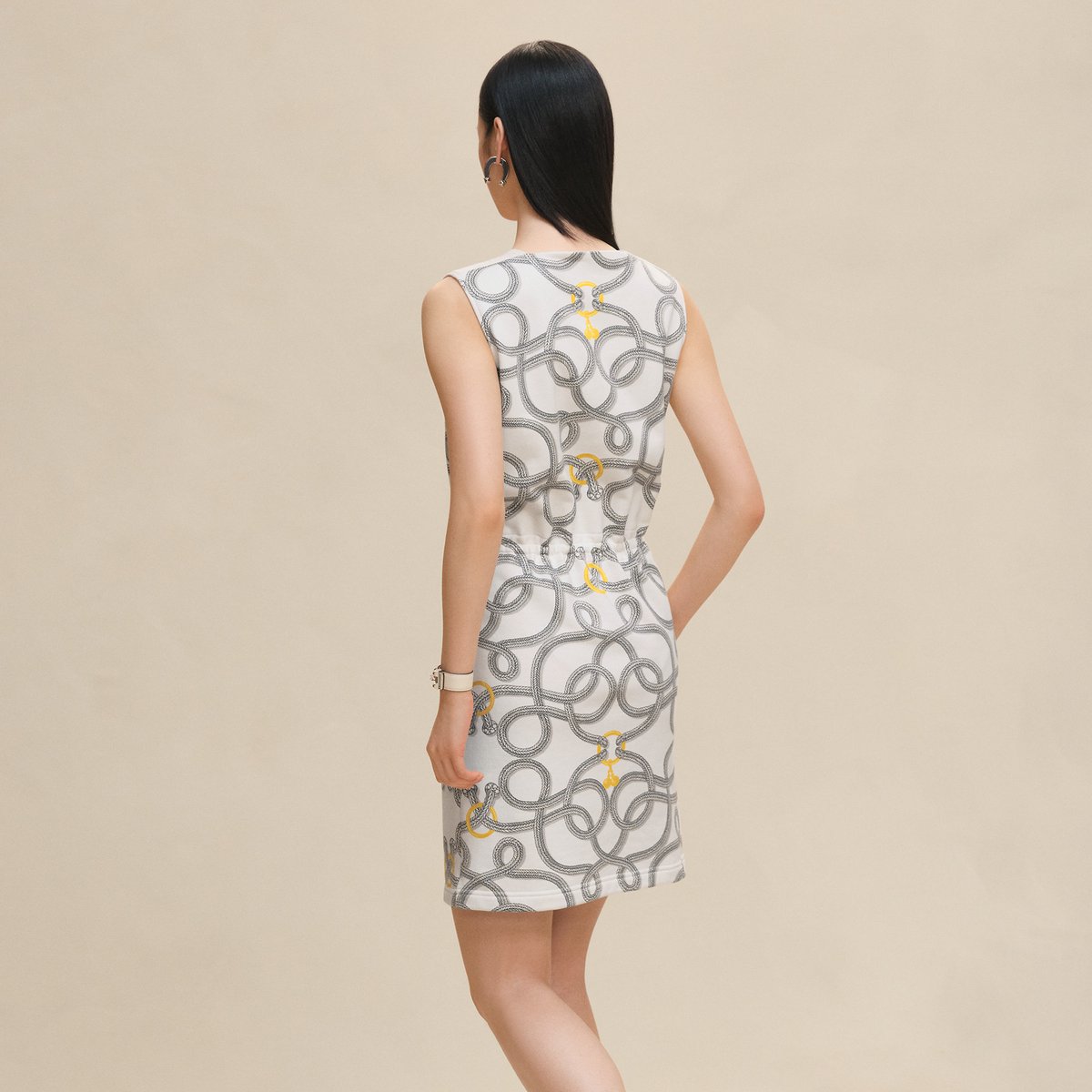 "Palefroi Remix" sleeveless dress