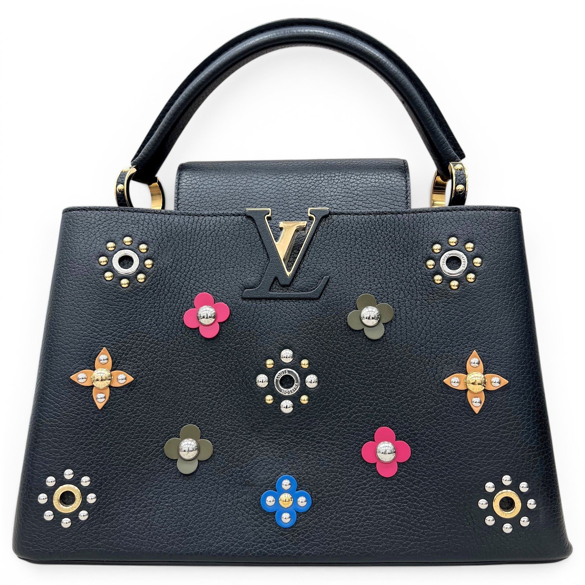 Capucines leather handbag