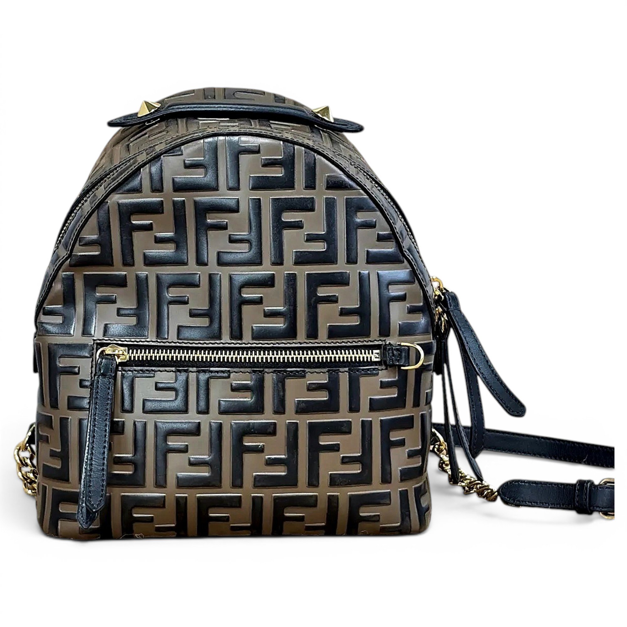 Leather backpack