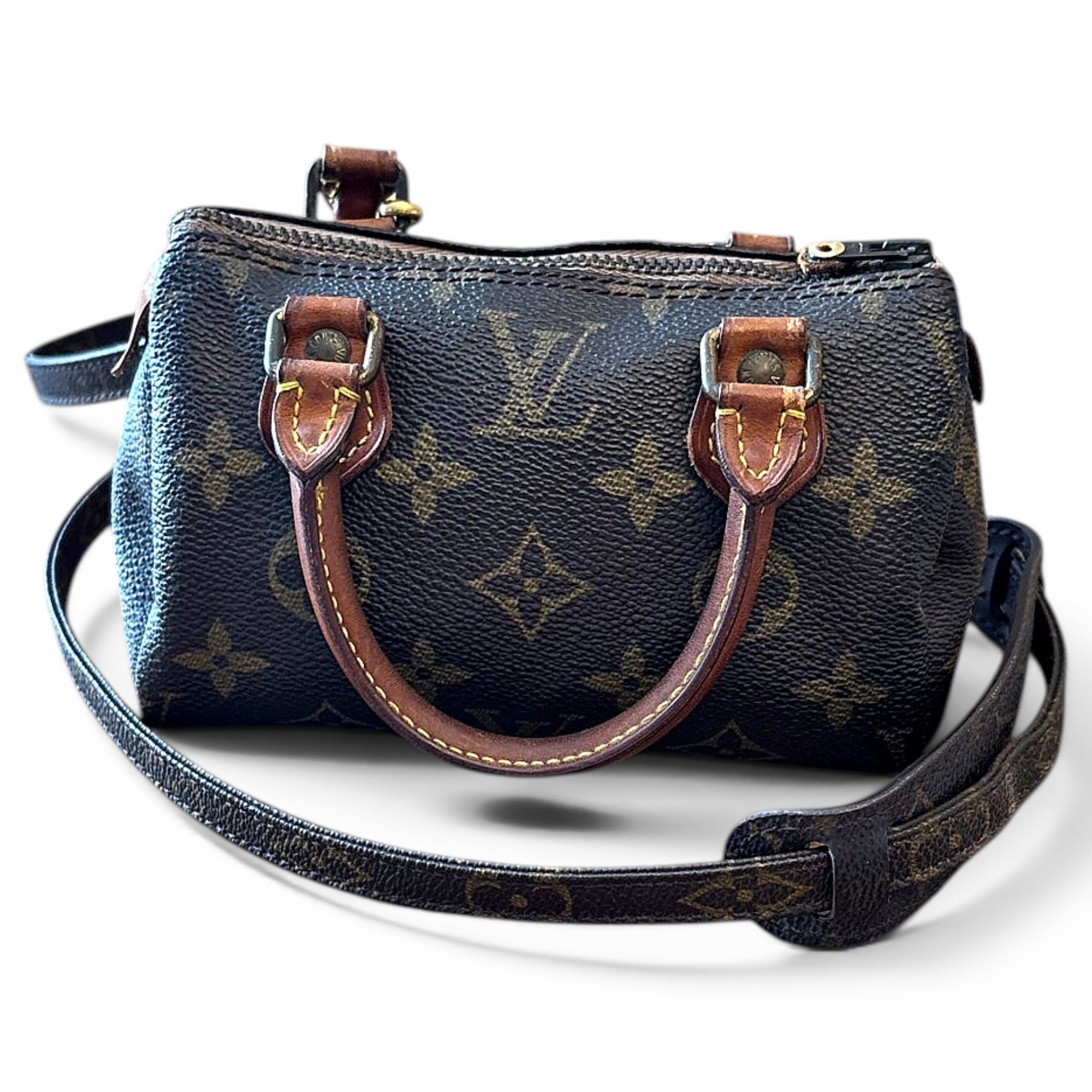 Nano Speedy / Mini HL leather mini bag