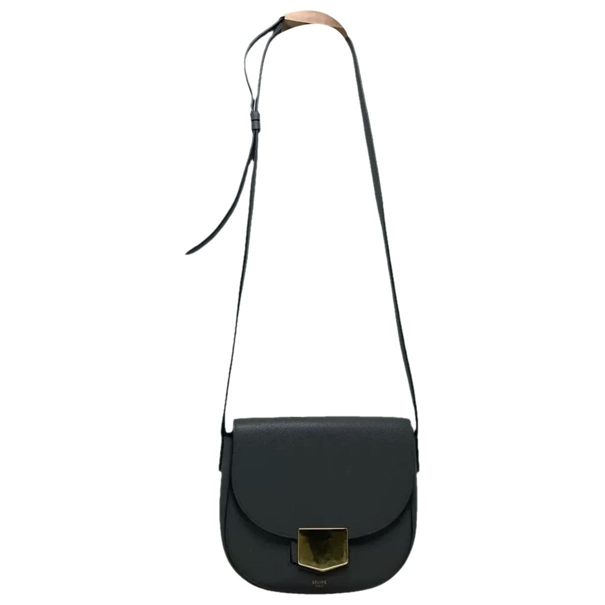 Trotteur leather handbag