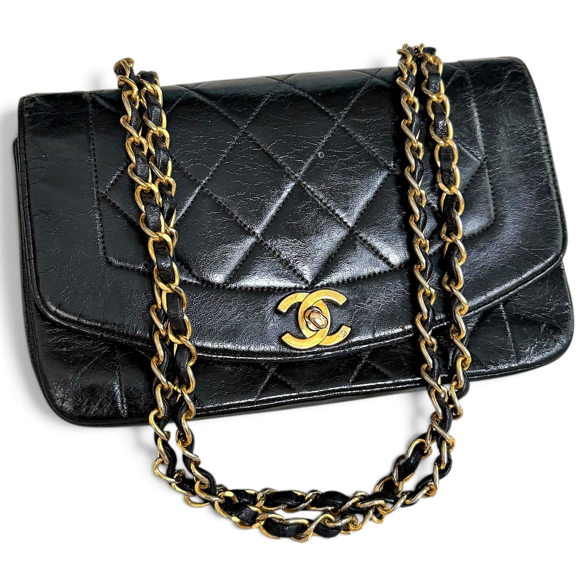 Diana leather handbag