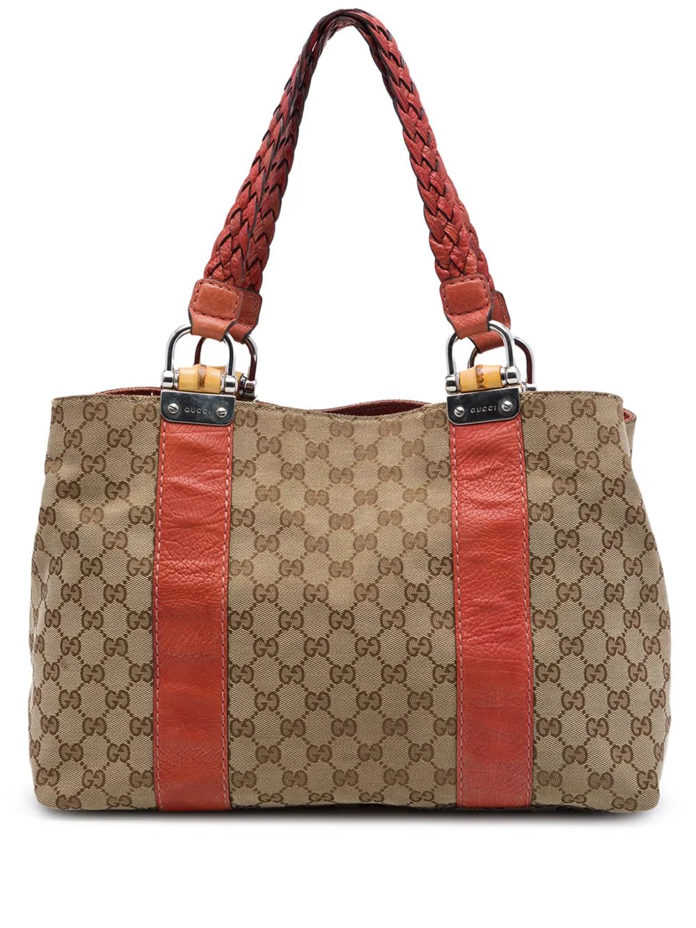 2016-2026 Medium GG Canvas Bamboo Libeccio tote bag