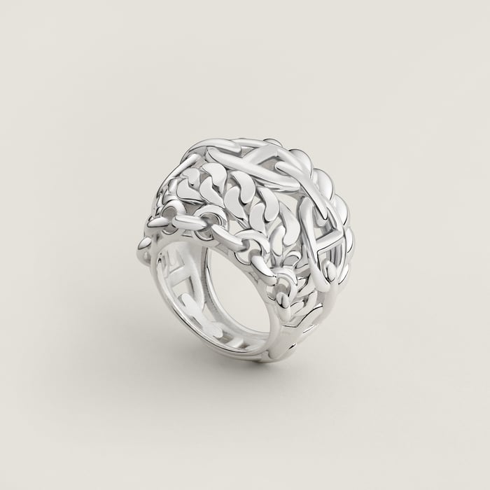 Sans Coloris Chaine d'Ancre Multichaines Ring, Very Large Model