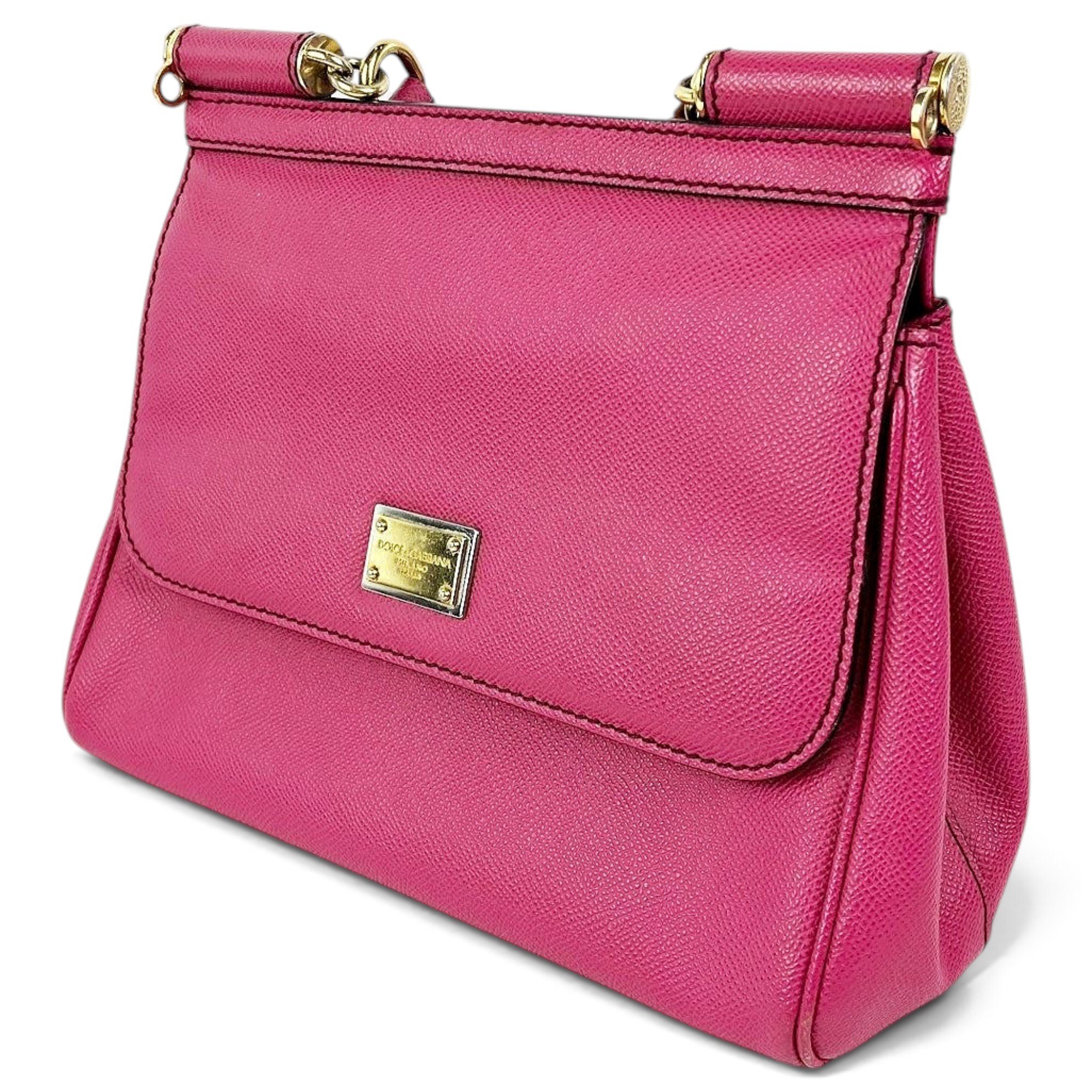 Dolce & Gabbana Sicily leather handbag