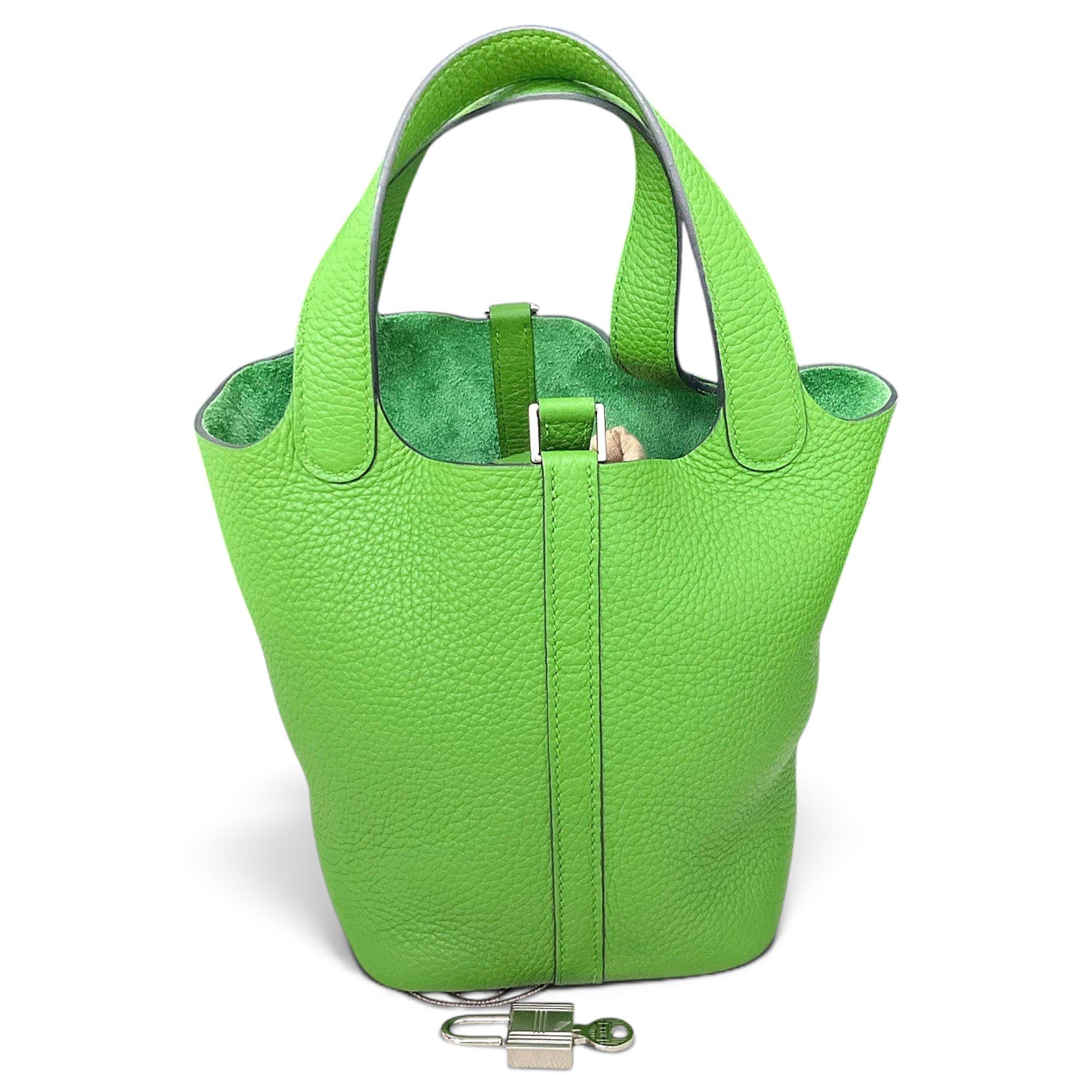 Picotin leather handbag