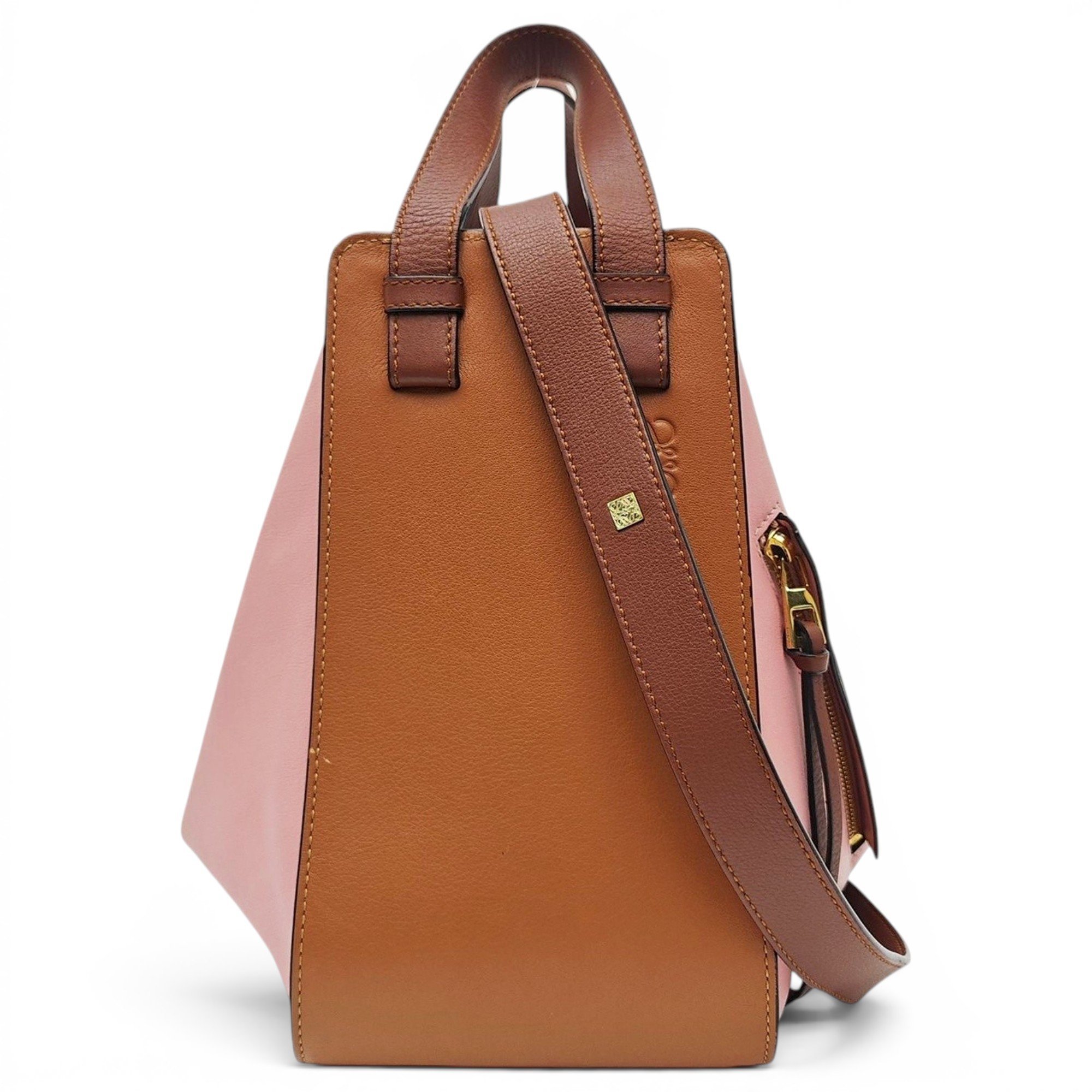 Hammock leather handbag