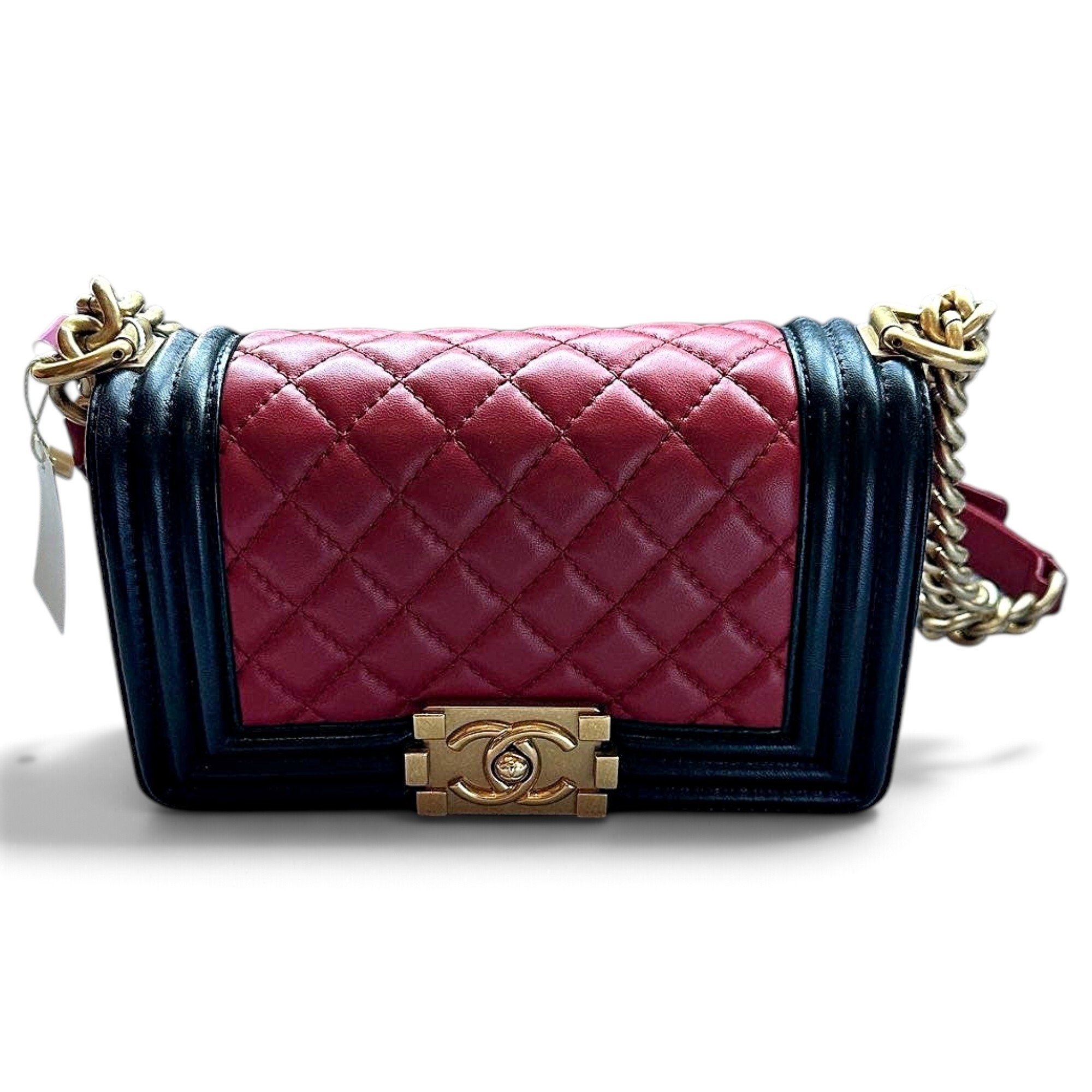 Boy leather crossbody bag