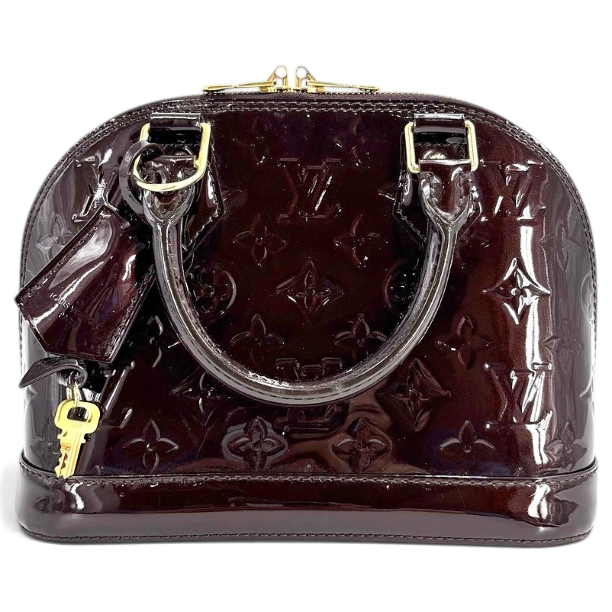 Alma BB patent leather handbag