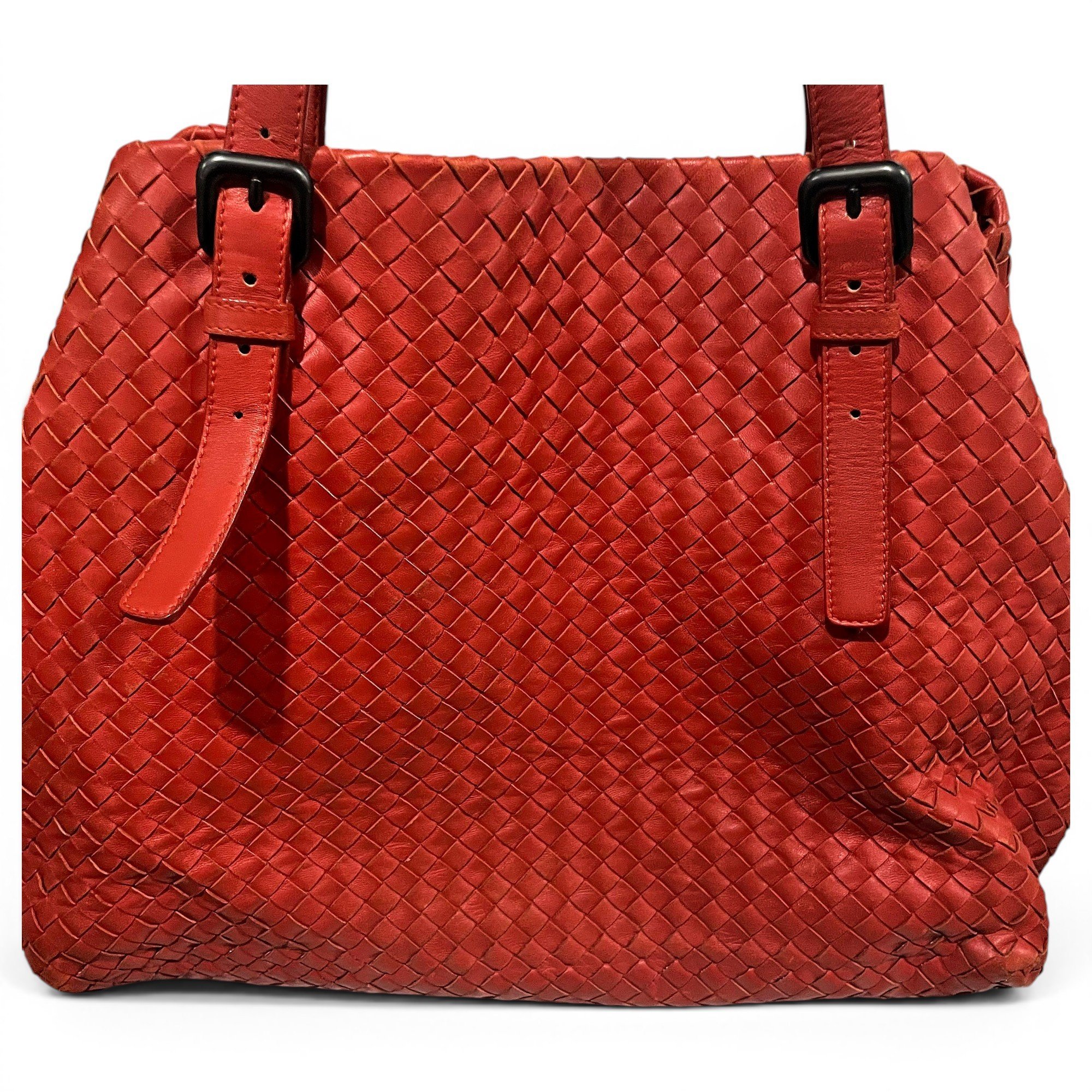 Fourre-Tout leather handbag
