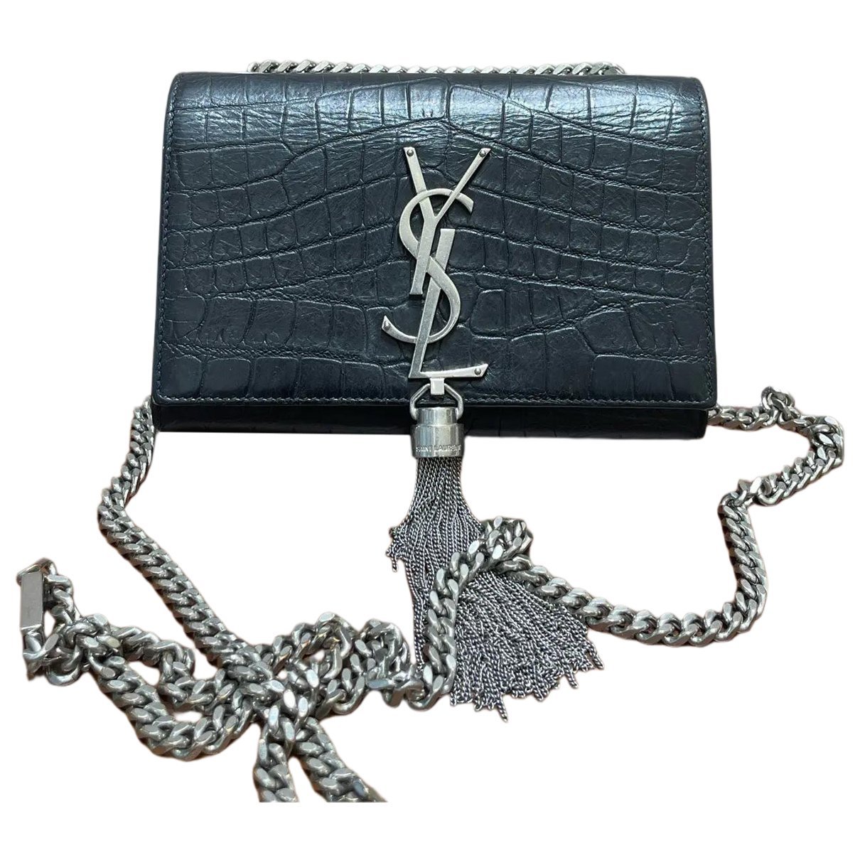 Pompom Kate leather handbag