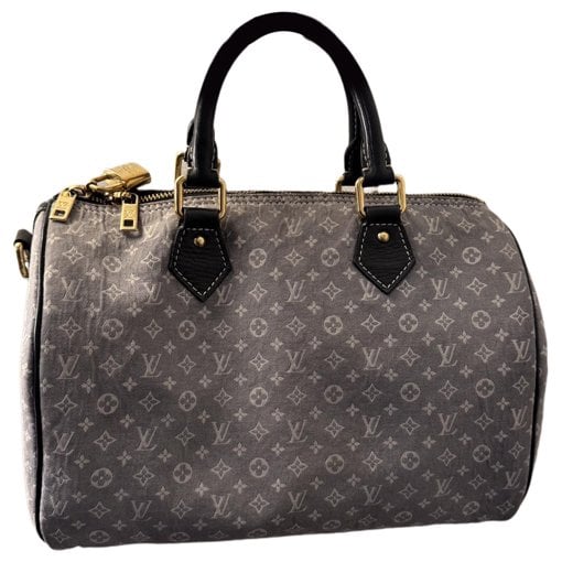 Louis Vuitton Speedy Bandoulière linen handbag