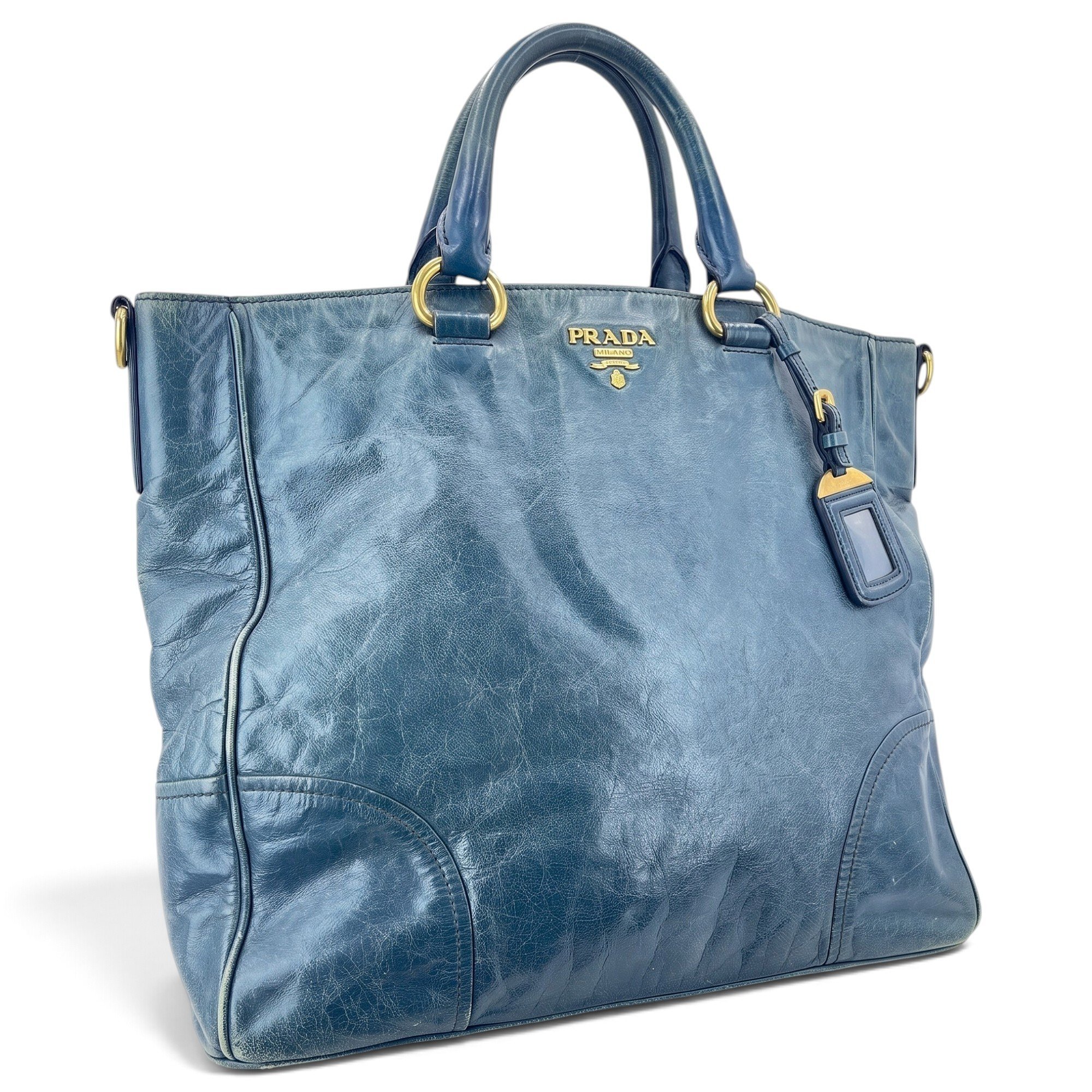 Promenade leather handbag