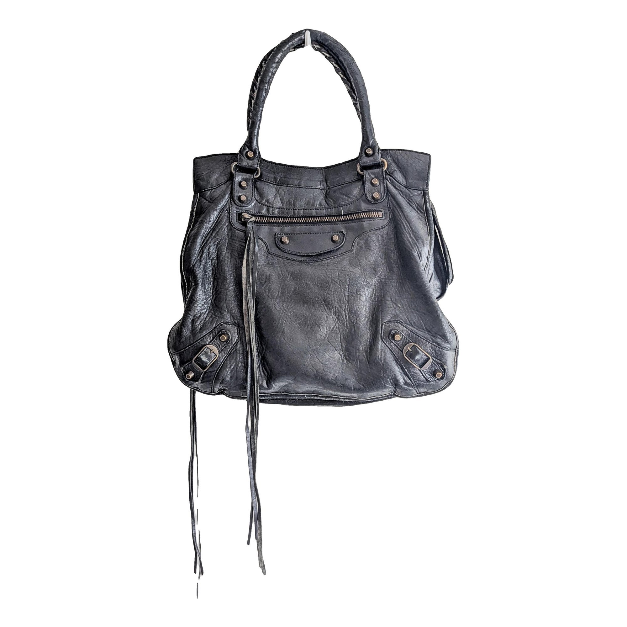 Leather handbag