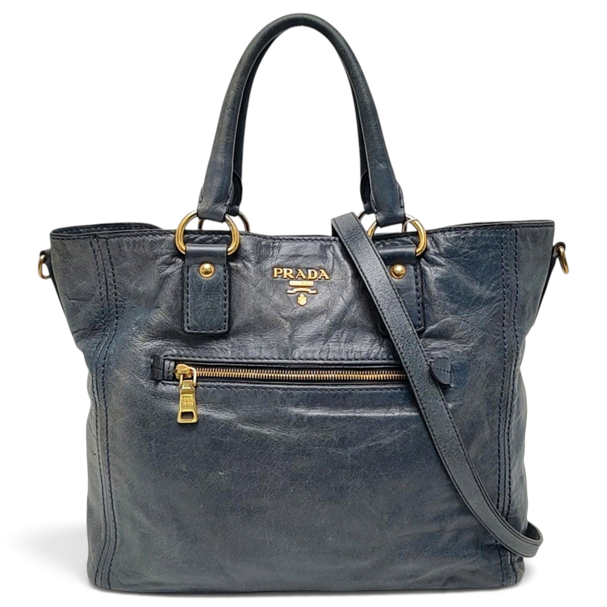 Leather handbag