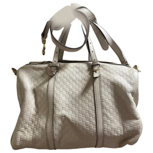 Boston leather handbag