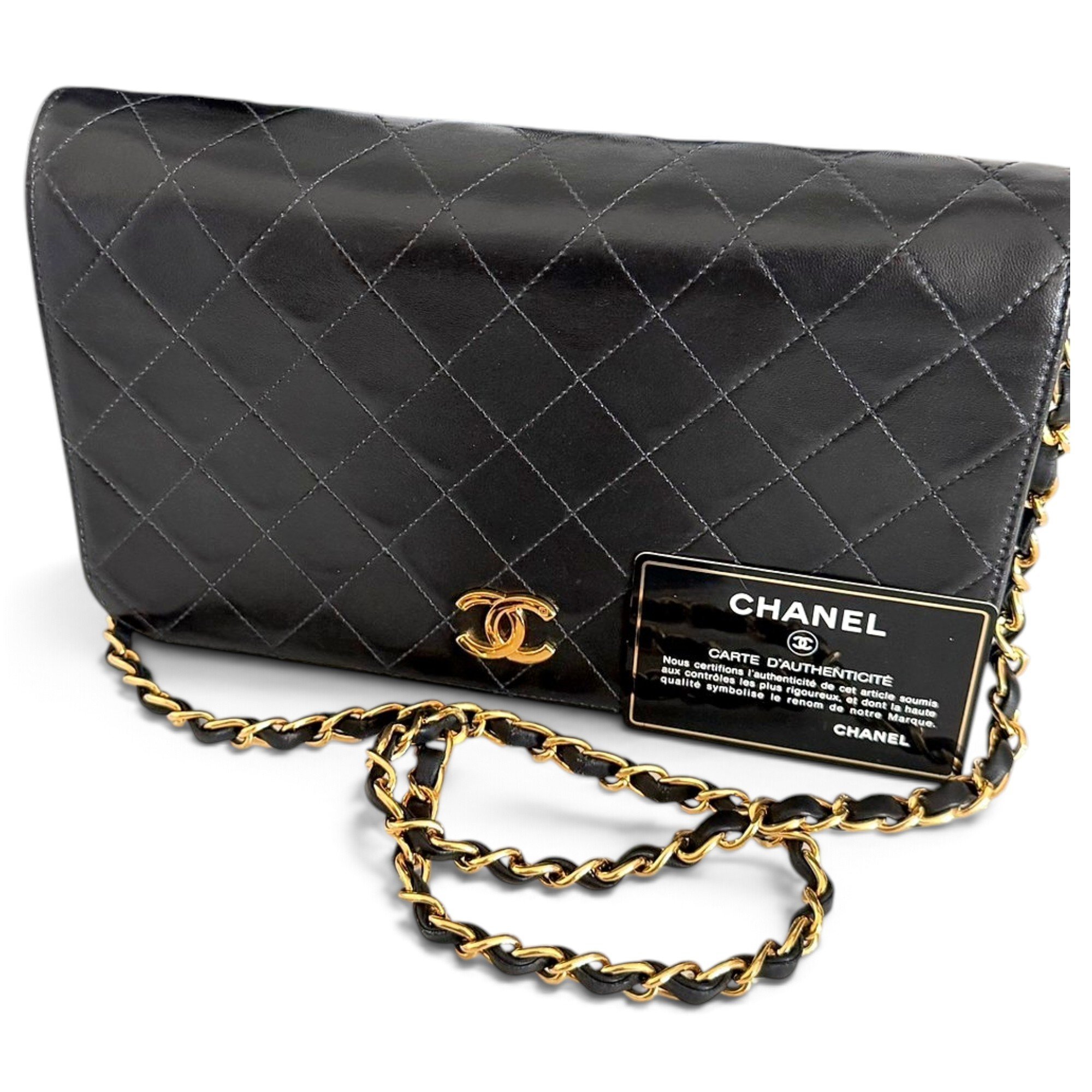 Wallet On Chain Timeless/Classique leather crossbody bag