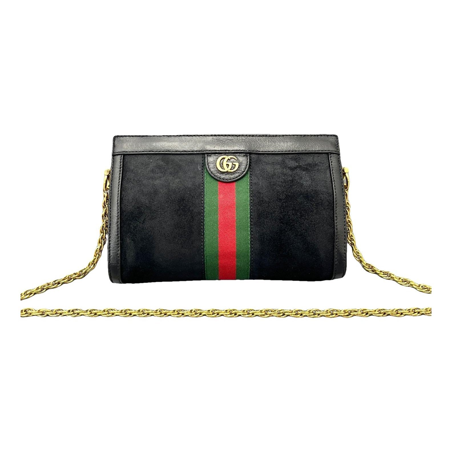 Ophidia Chain leather handbag