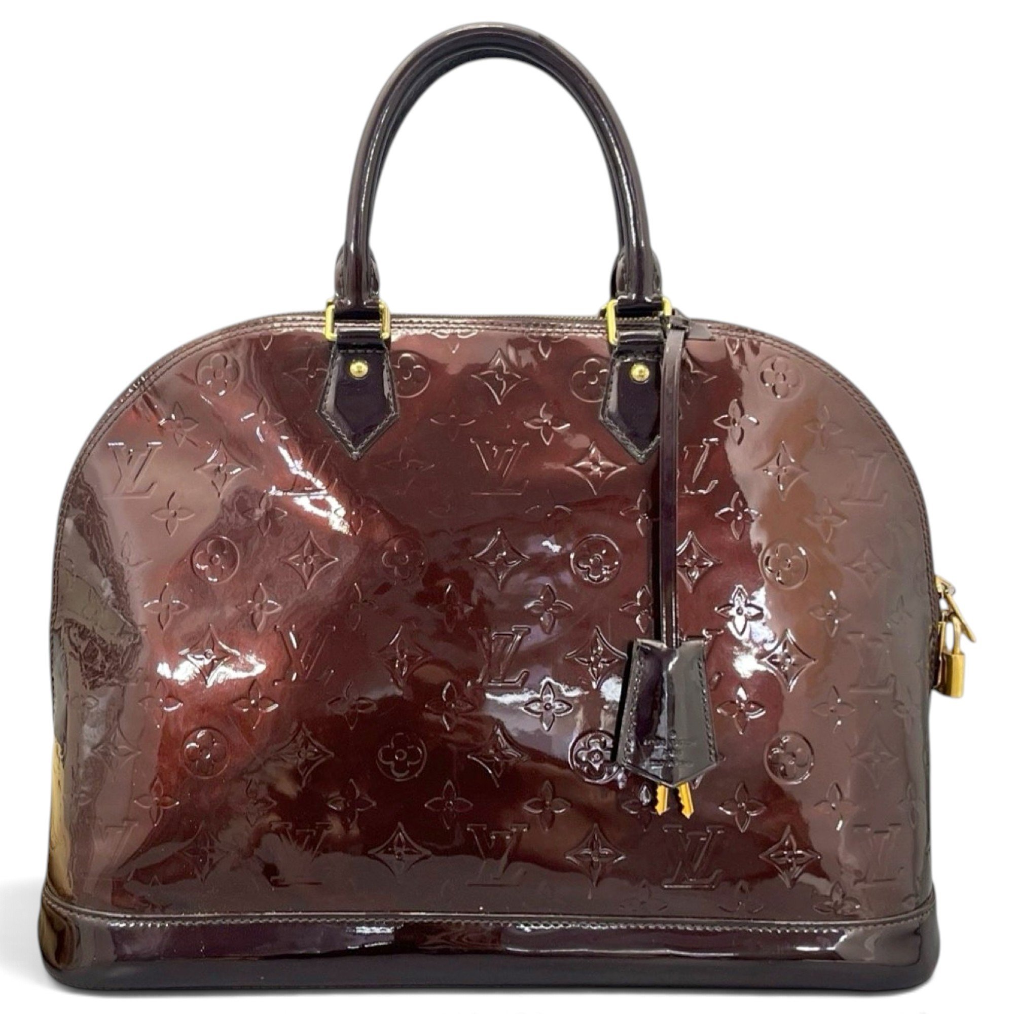 Alma patent leather handbag