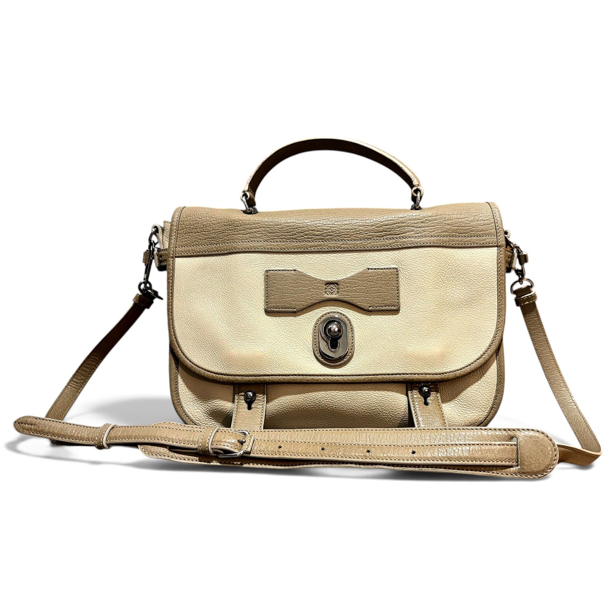 Leather handbag