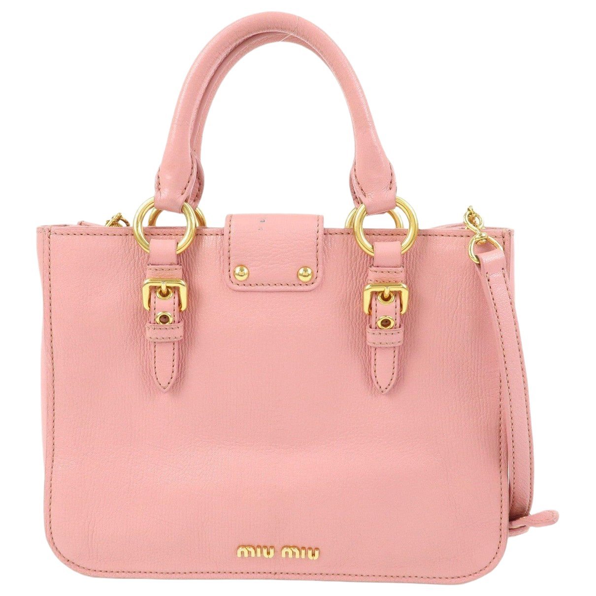 Madras leather handbag