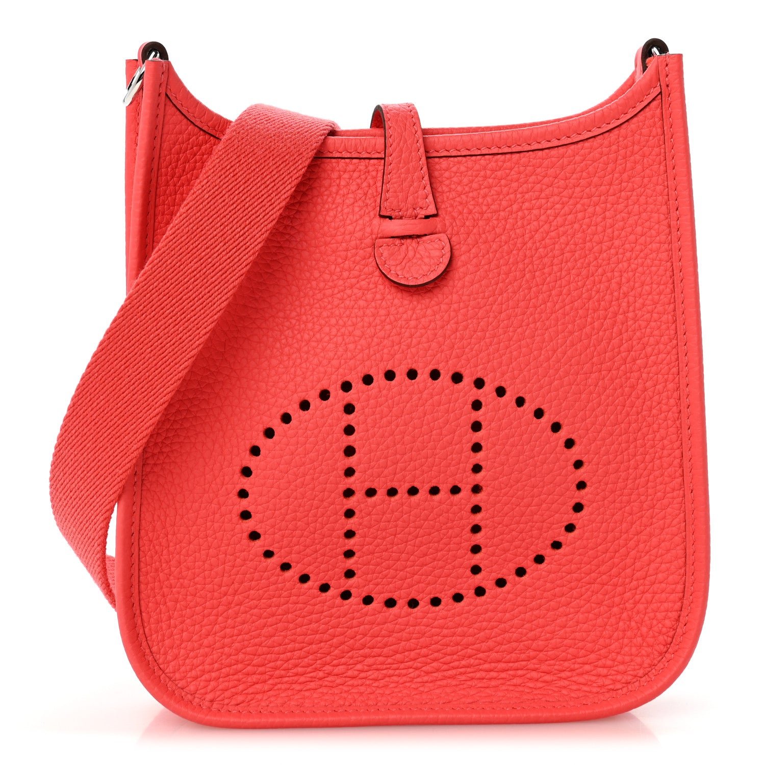 Hermes Taurillon Clemence Evelyne TPM Rose Texas Rose Jaipur