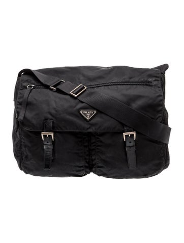 Tessuto Nylon Messenger Bag