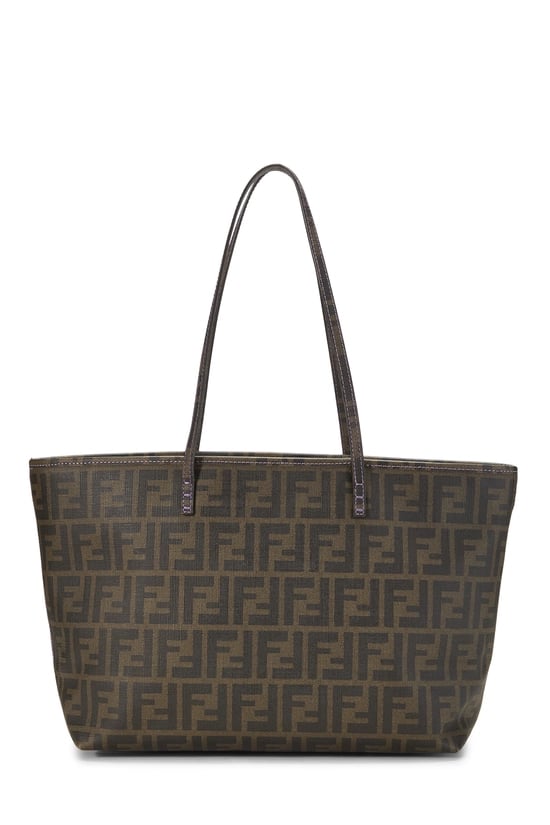 Purple Zucca Coated Canvas Roll Tote