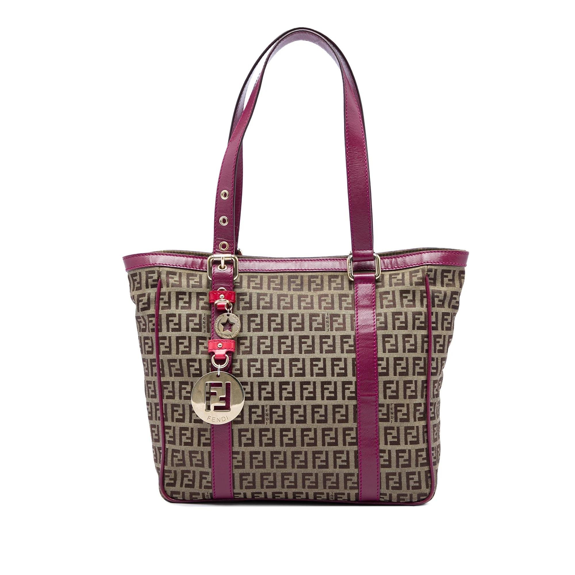 Pocket leather tote