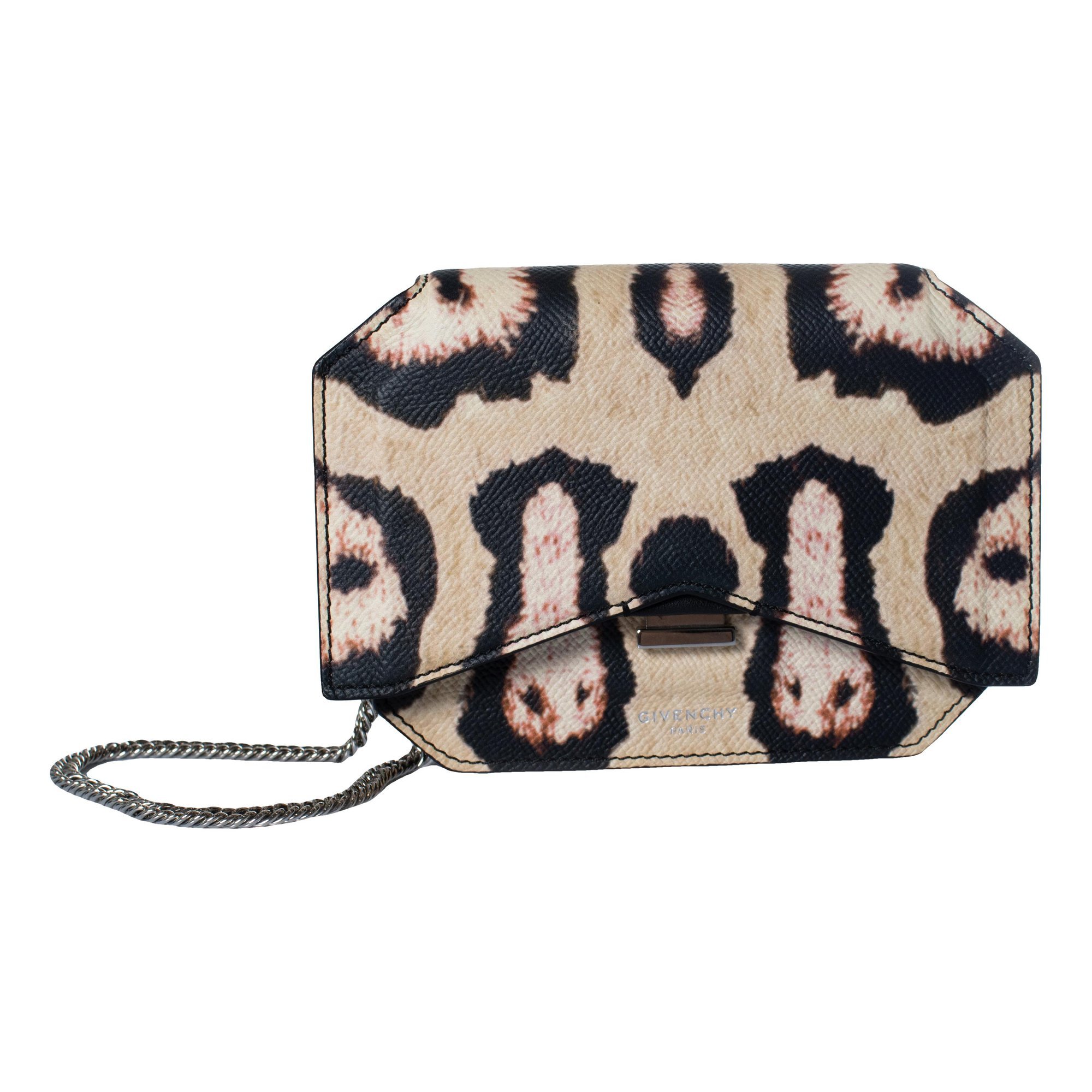 Bow Cut leather handbag