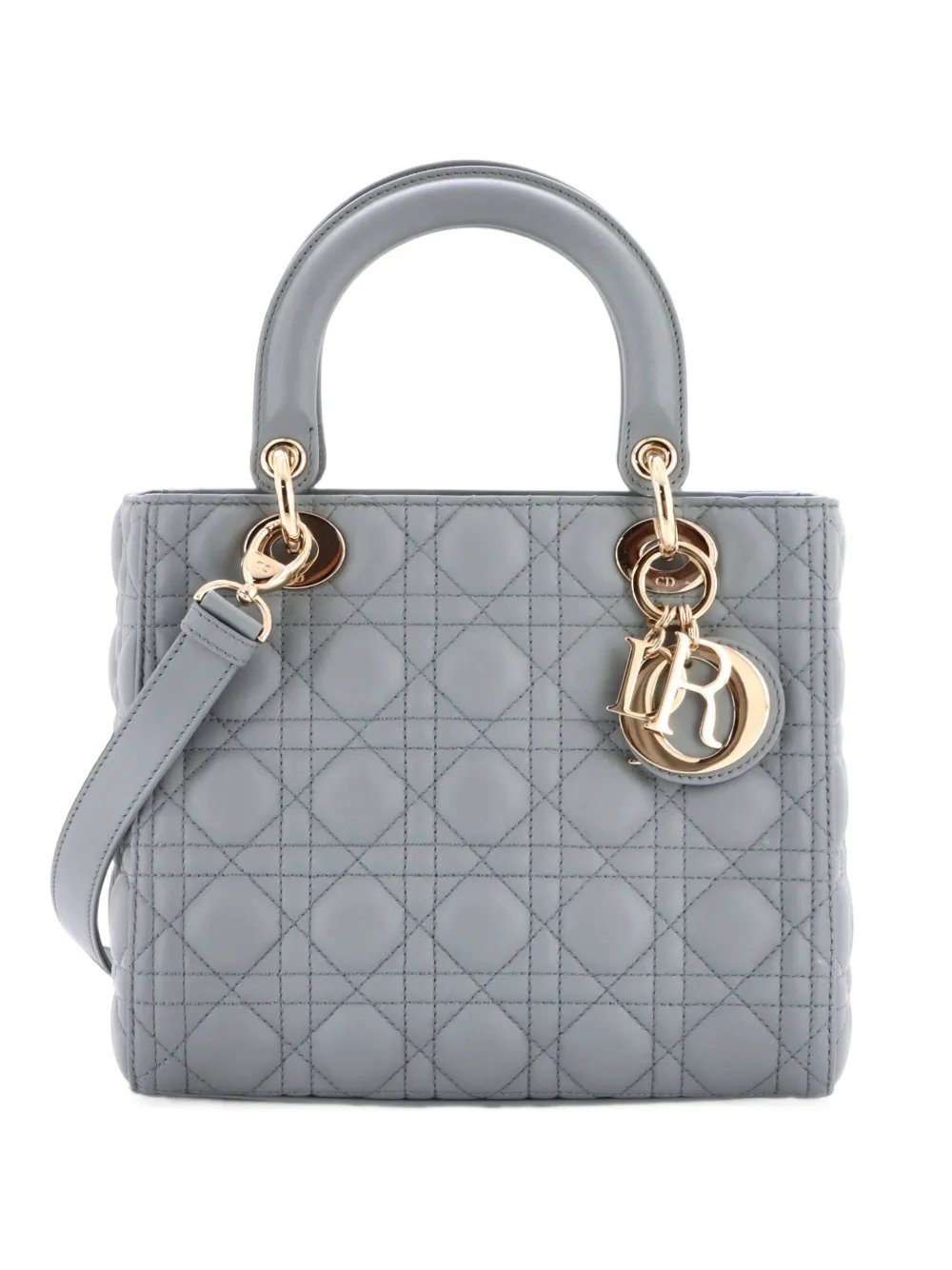 Lady Dior Bag Cannage Quilt Lambskin Medium satchel