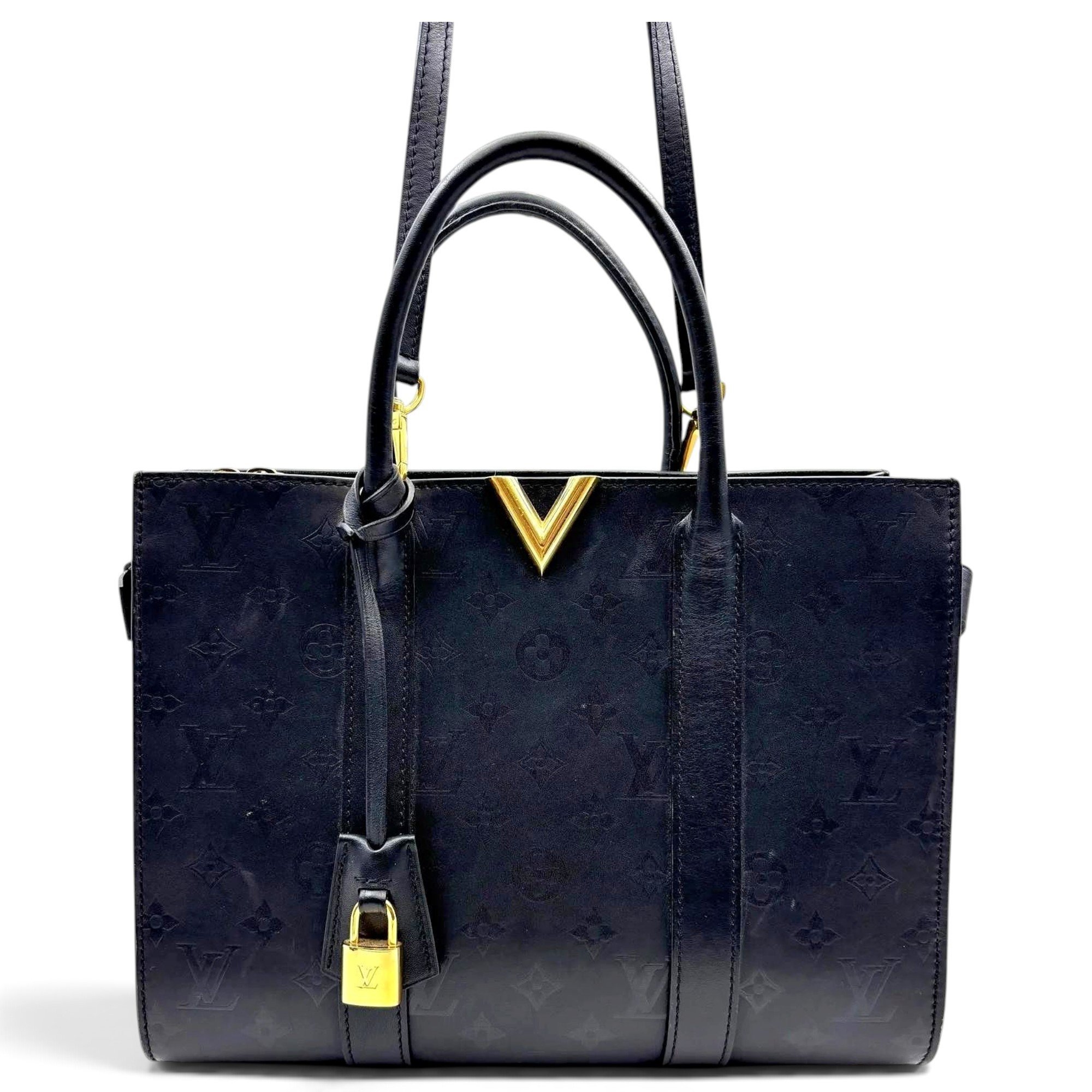 Leather tote