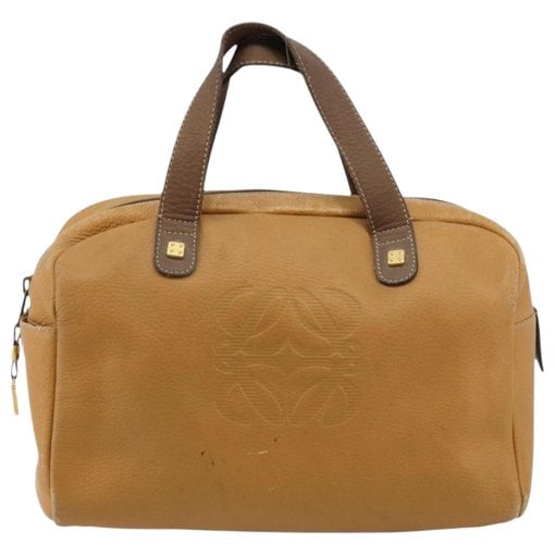 Anagram leather handbag