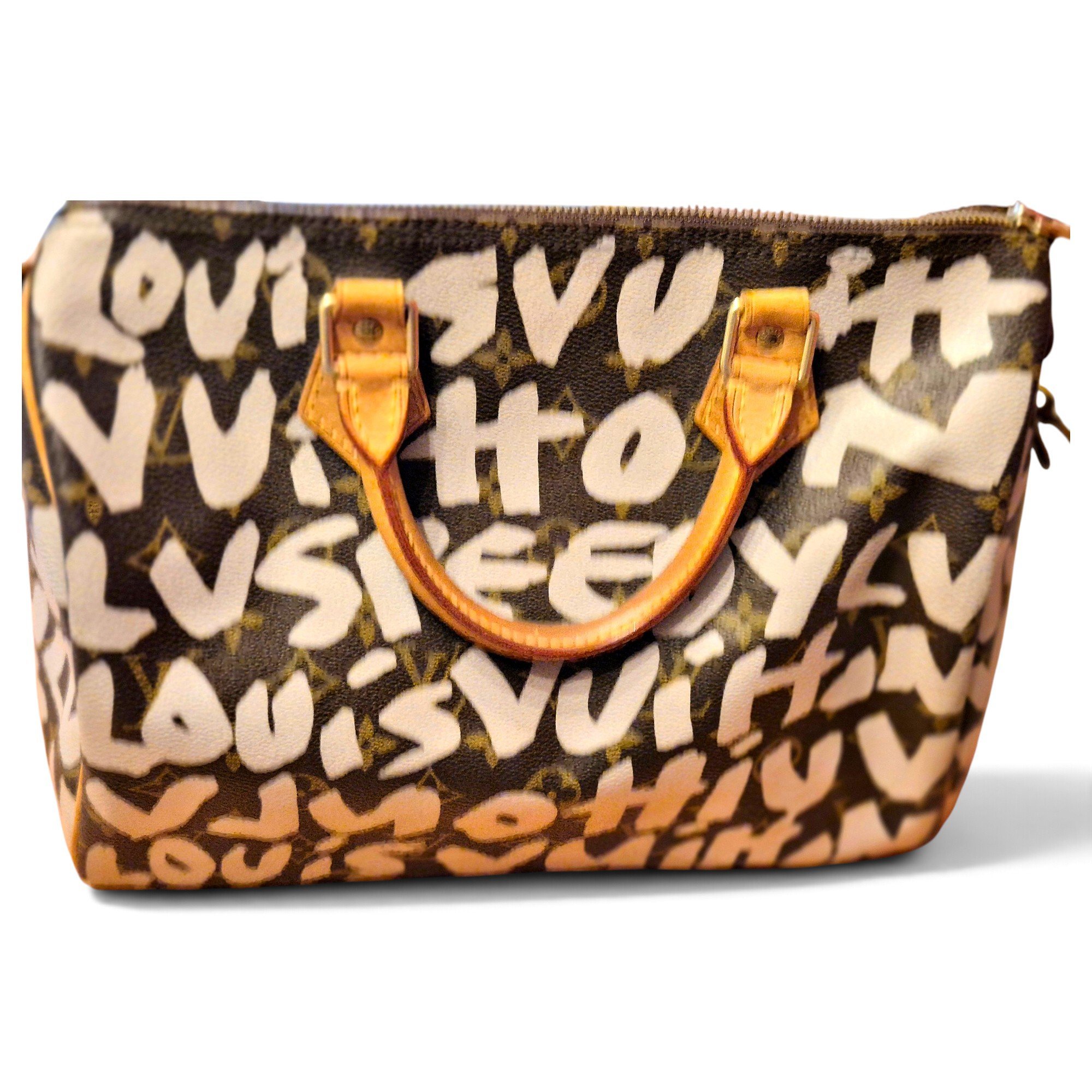 Speedy leather handbag