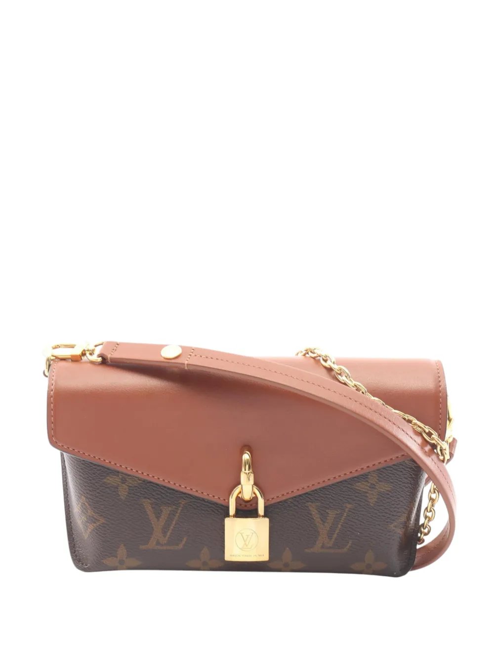 2021-2026 Monogram Padlock on Strap satchel