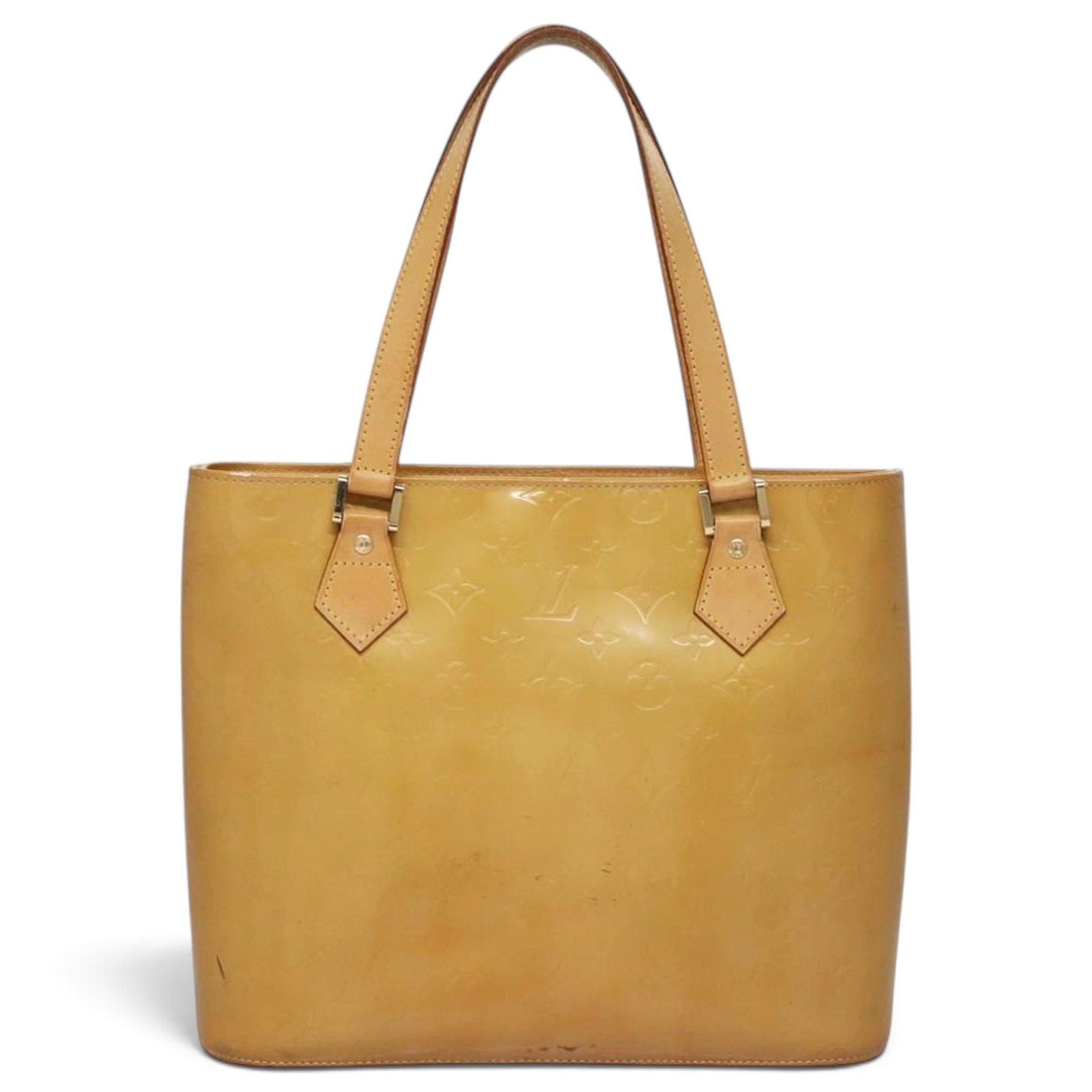 Houston patent leather handbag