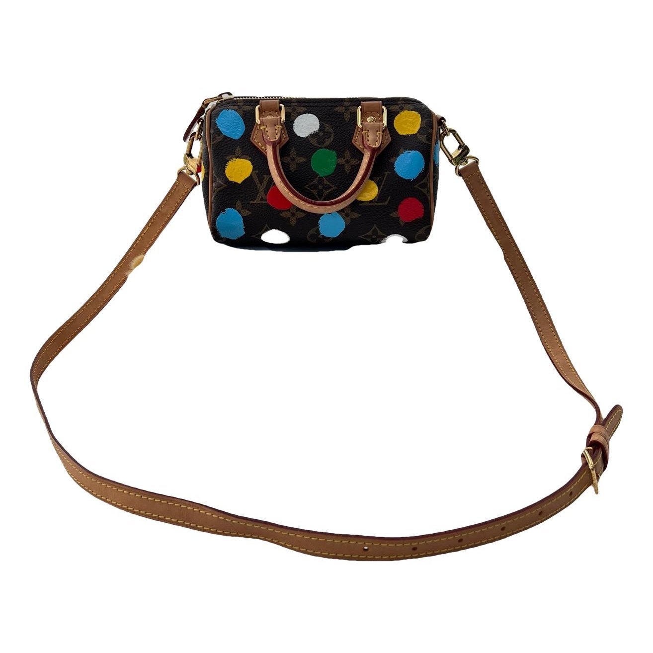Nano Speedy / Mini HL leather handbag