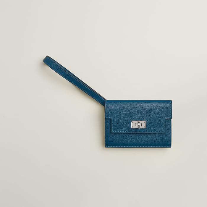Deep Blue Kelly Pocket Slim Wallet
