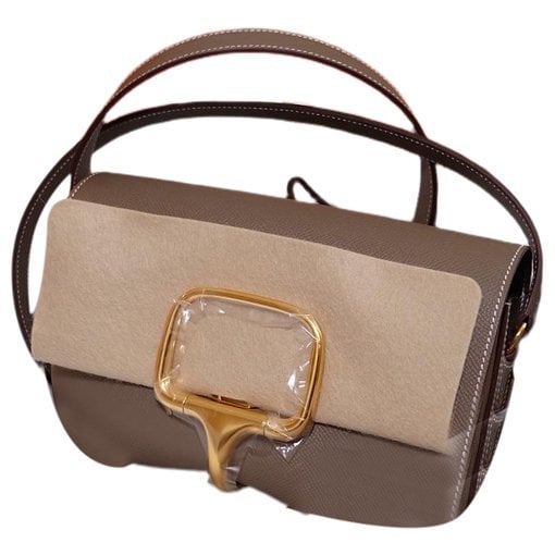 Della leather crossbody bag