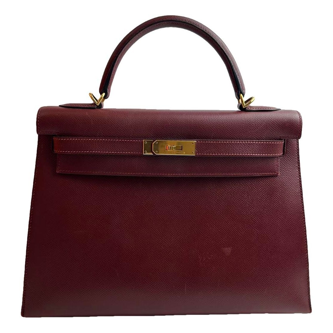 Kelly 32 leather handbag