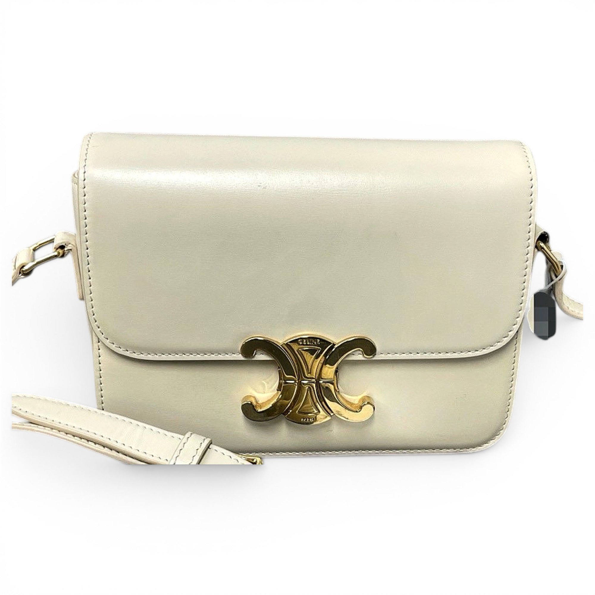 Triomphe leather handbag