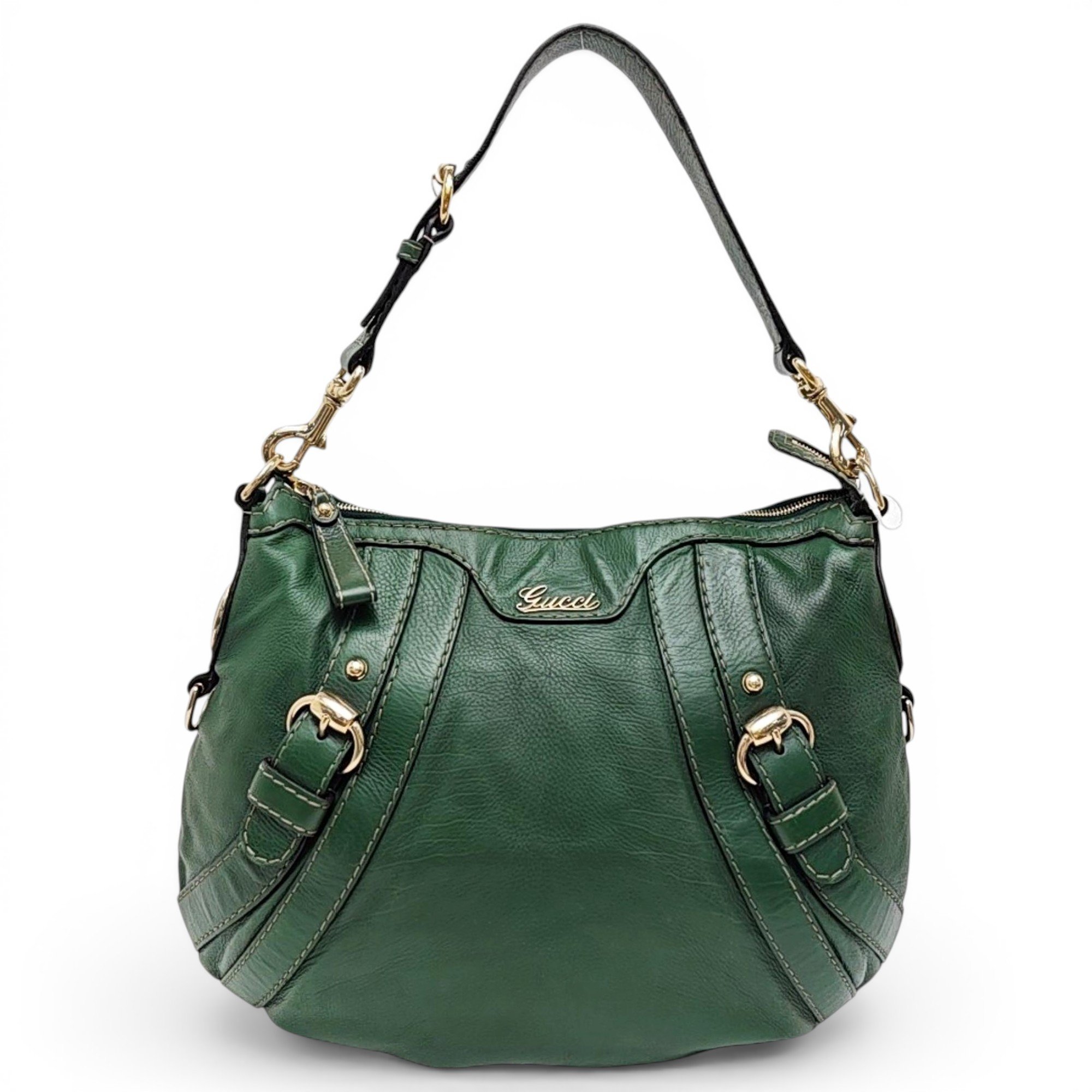 Bamboo Ring leather handbag